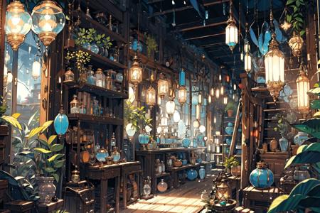 18083-3177143735-(masterpiece_1.2), best quality,PIXIV, Night scene,_scenery, no humans, window, plant, potted plant, indoors, shelf, wooden floo.png